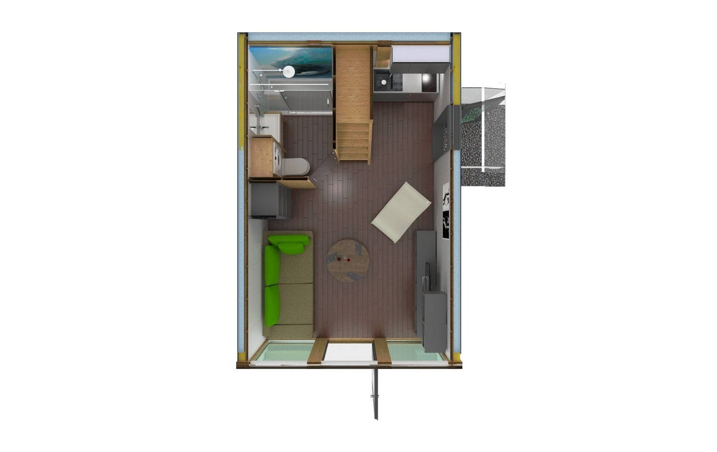 Starter Haus mit 29qm - Tiny Haus Größe: schlüsselfertig nachhaltig erweiterbar I wohnpioniere